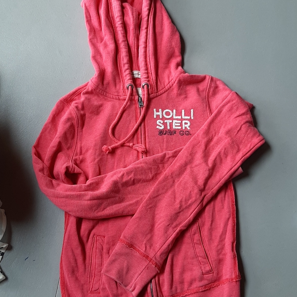 Hollister zipper hoodie